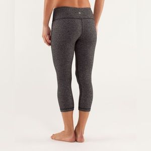 Lululemon herringbone cropped legging